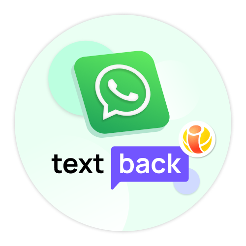 WhatsApp-чат с клиентом от TextBack